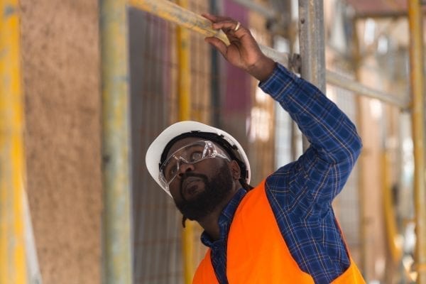 Owner's Rep inspecting job construction site