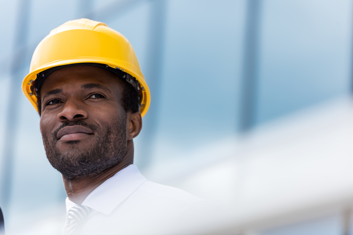 owner's rep in yellow hard hat