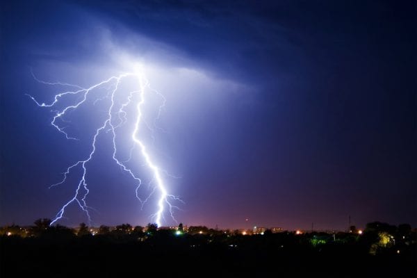 catastrophes big lightning strike