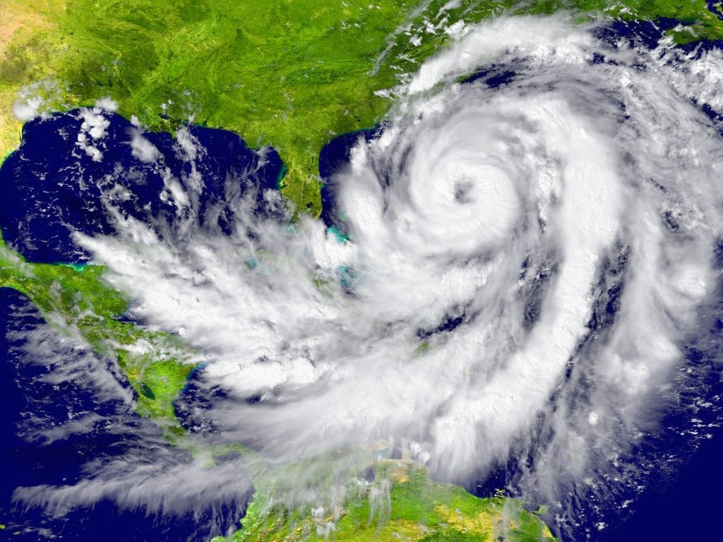 hurricane near the east coast of united states